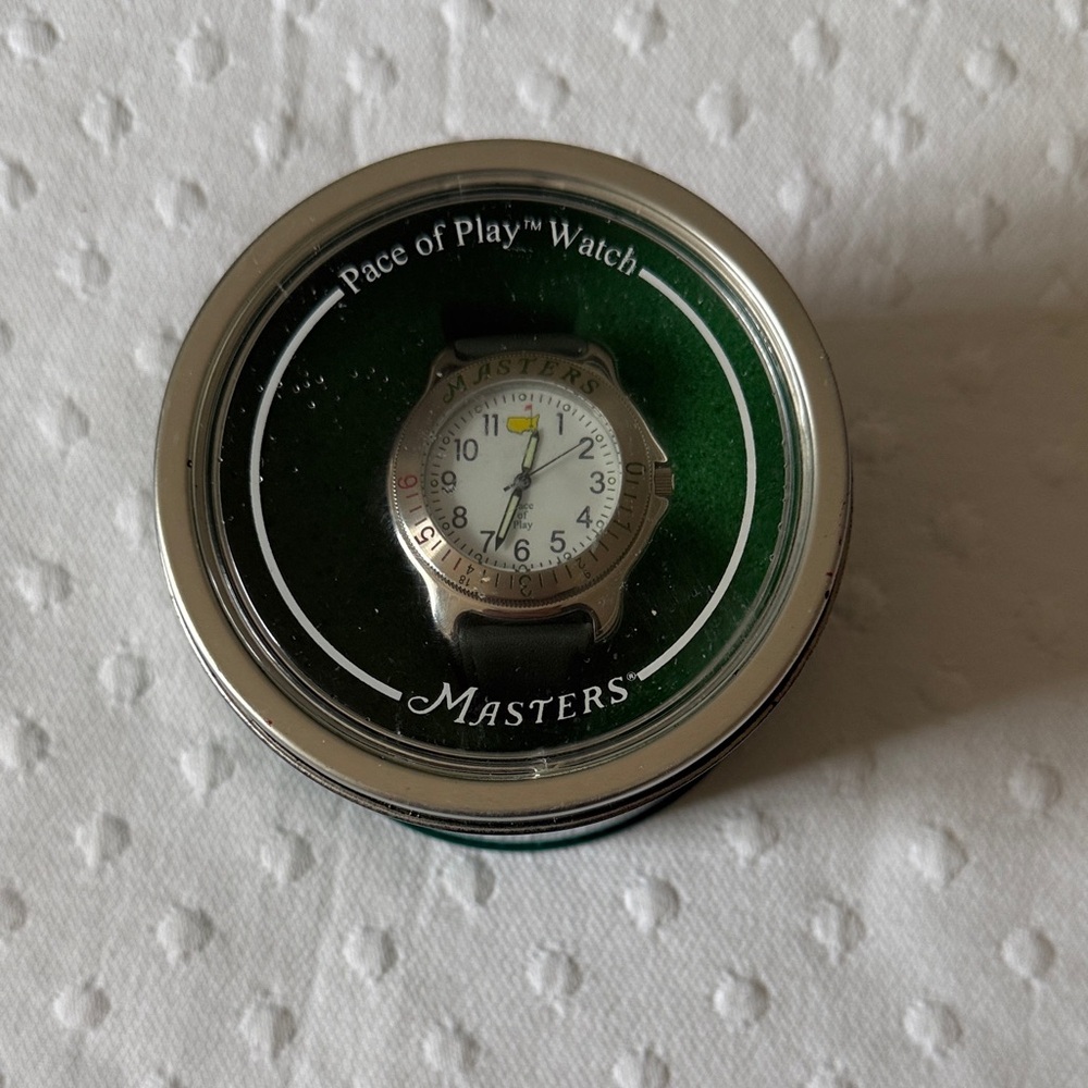 The Masters Vintage Pace of Play Watch in original tin
Never used